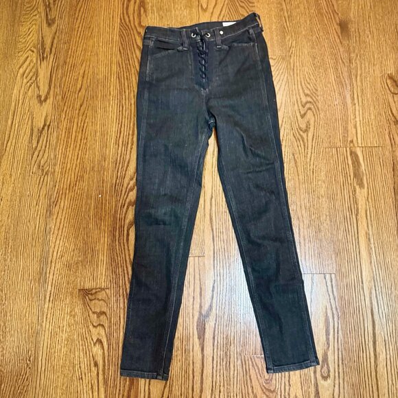 Rag & Bone Mid-Rise Skinny Leg Jeans - Picture 3 of 5